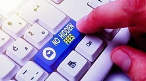 No Hidden Fees button