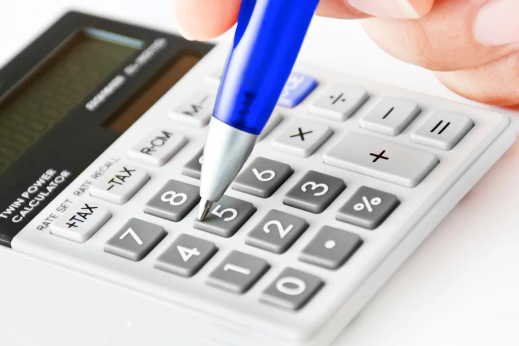 pen and calculator