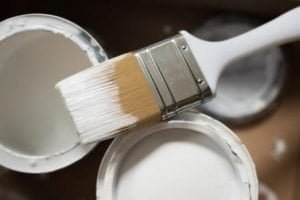 Paint can & brush