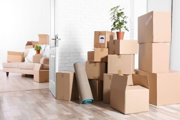 House packed up to move - sold house as-is