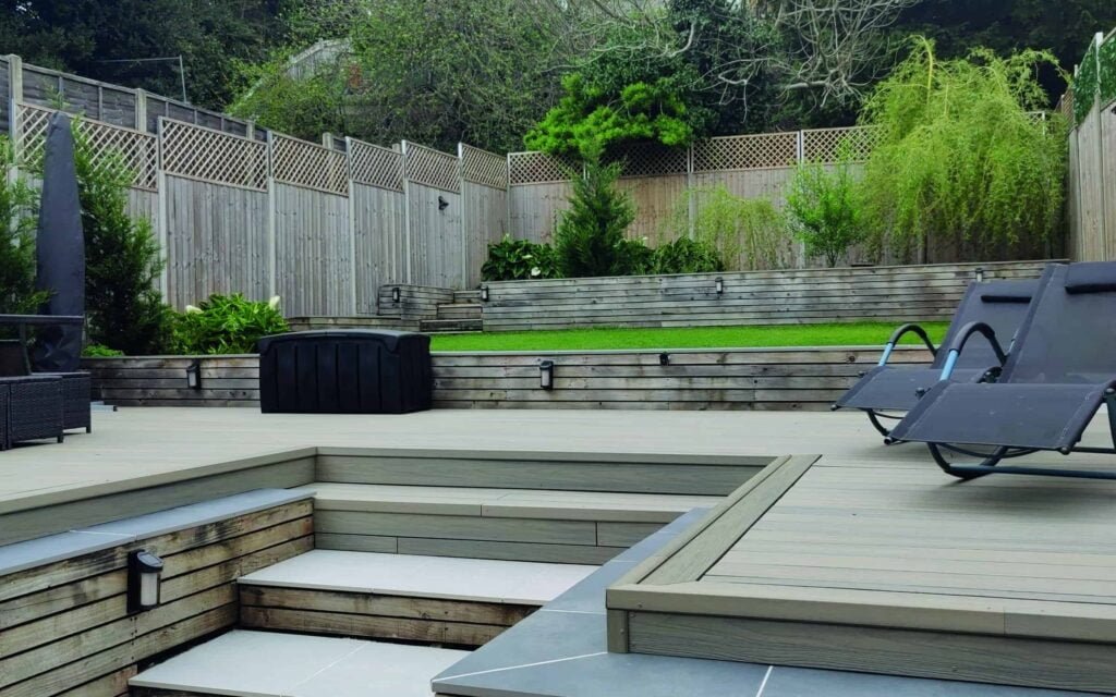 build low cost composite decking