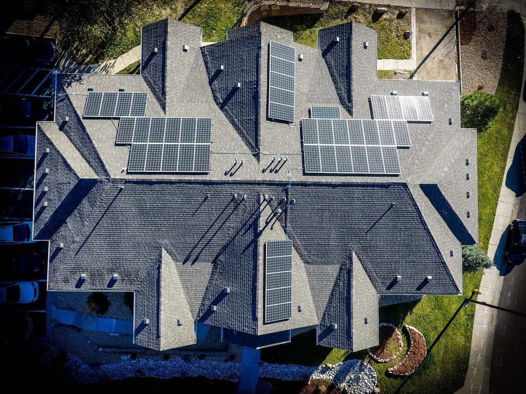 picture of a eco-Friendly Home that has solar panels